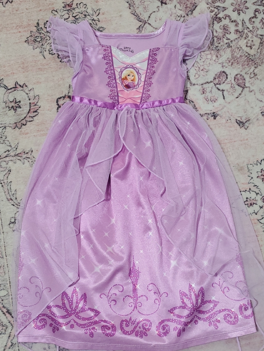 Disney Tangled Lavender Purple Princess Nightgown